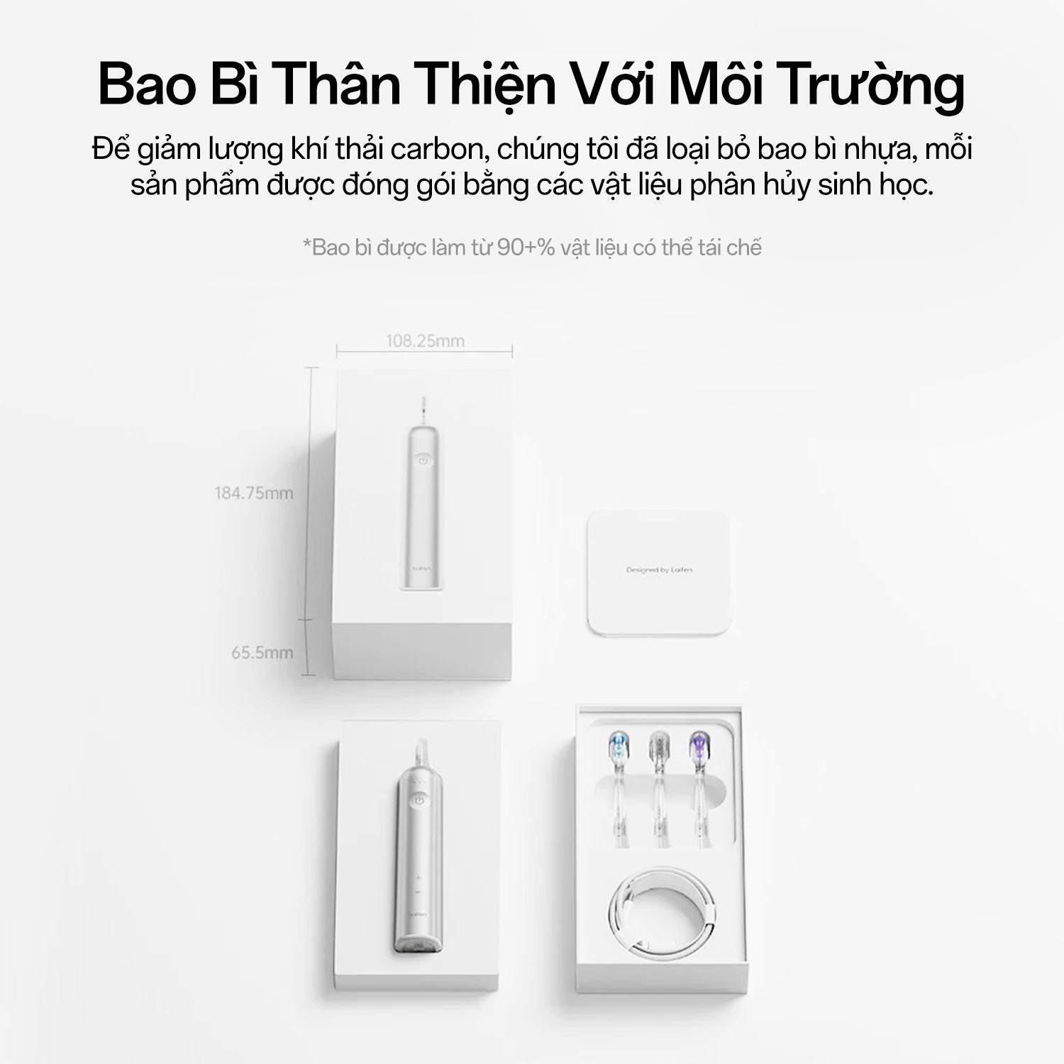 Bàn chải điện Laifen Wave - Laifentech.vn