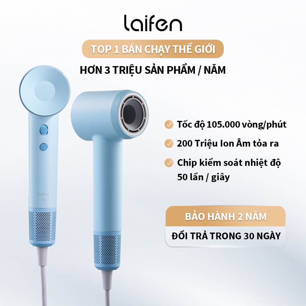 Máy Sấy Tóc ion Âm Tốc Độ Cao Laifen SE - Laifentech.vn