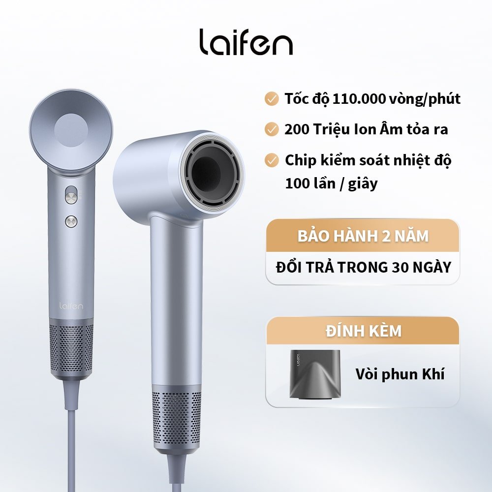 Máy Sấy Tóc ion Âm Tốc Độ Cao Laifen Swift - Laifentech.vn